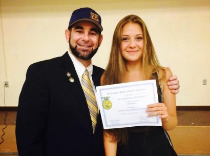 World Link Foreign Exchange Student Polina Tsvetkova was an exchange student at Lemoore High School in 2014-15. She's with LHS FFA Advisor Matt Moreno. World Link is seeking host families for the coming school year.